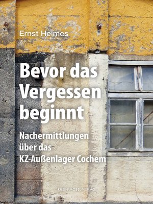 cover image of Bevor das Vergessen beginnt